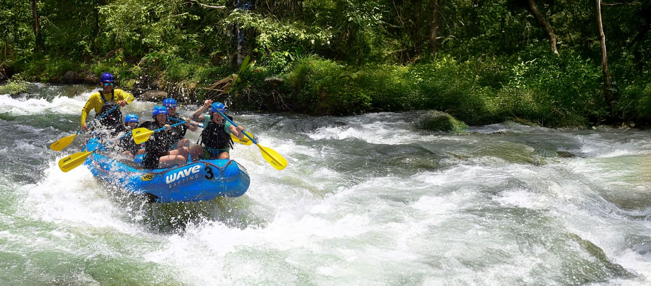 Rafting en La Fortuna